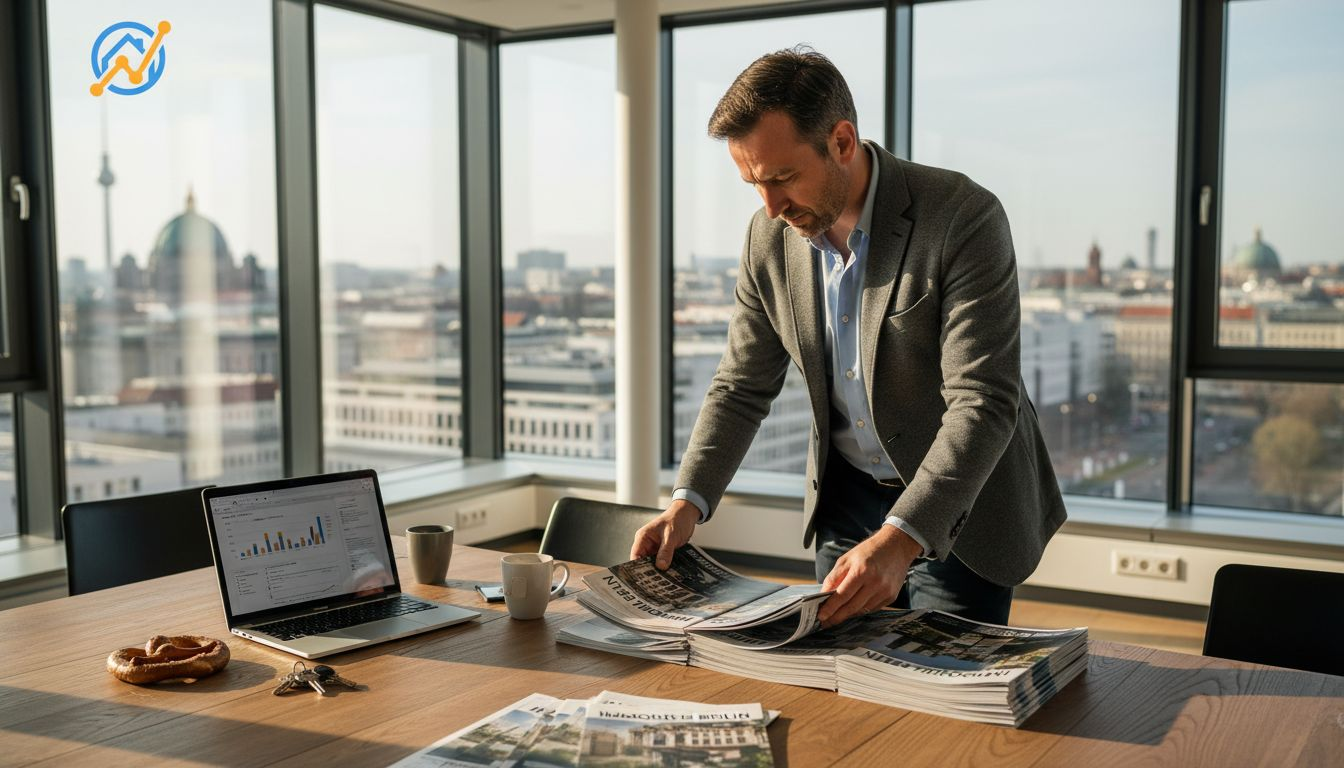 Berliner Immobilienmakler mit Büro in einer attraktiven Ecklage