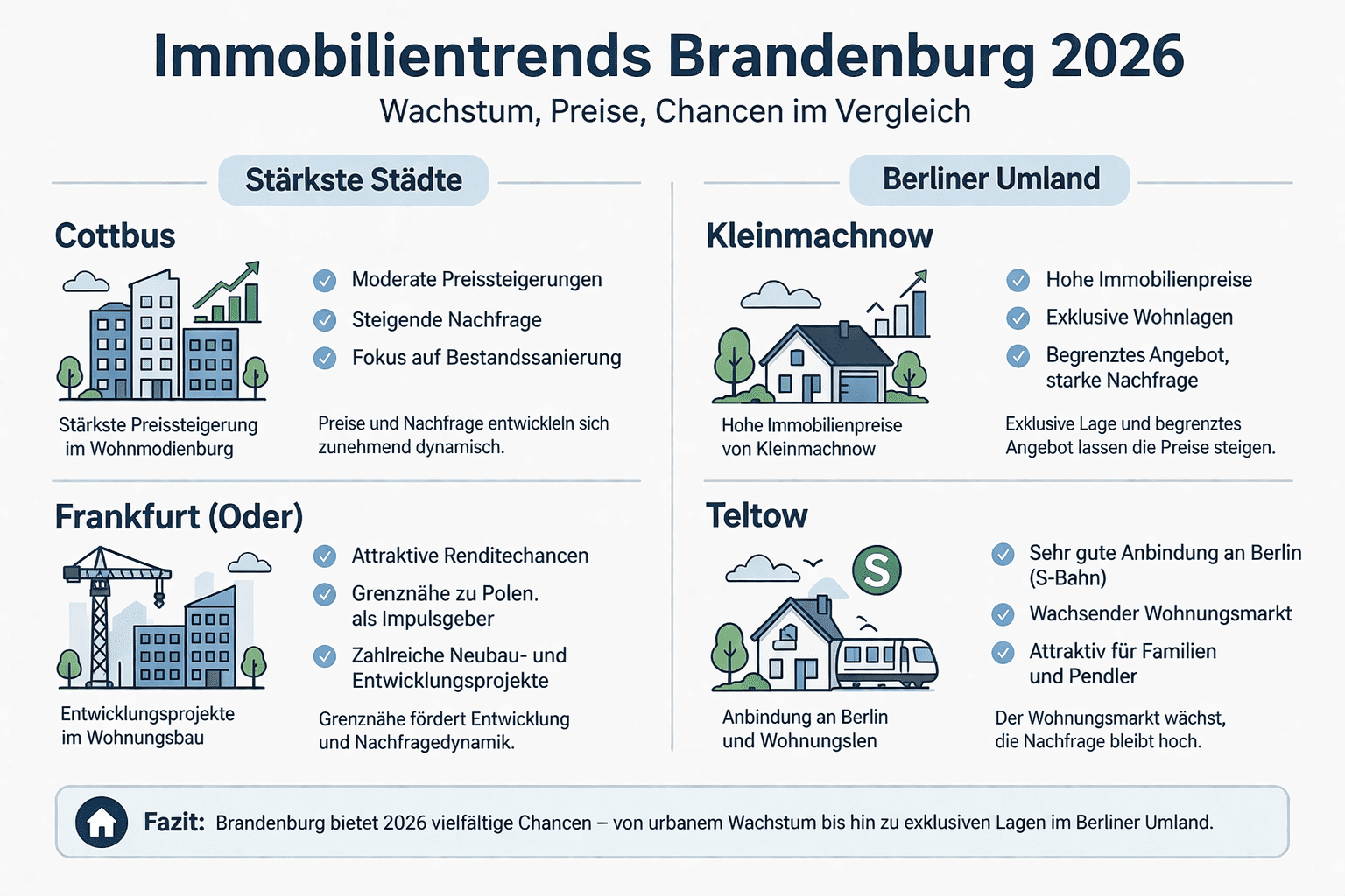 Infografik zu Immobilienwertfaktoren Berlin