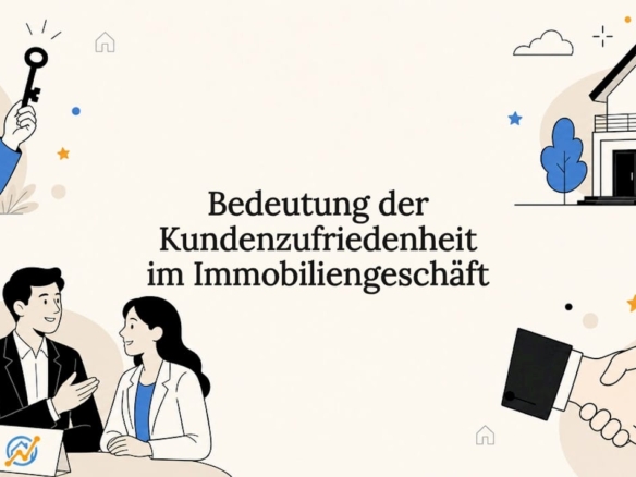 Anschauliche Titelgrafik mit Immobilienbezug für redaktionelle Beiträge